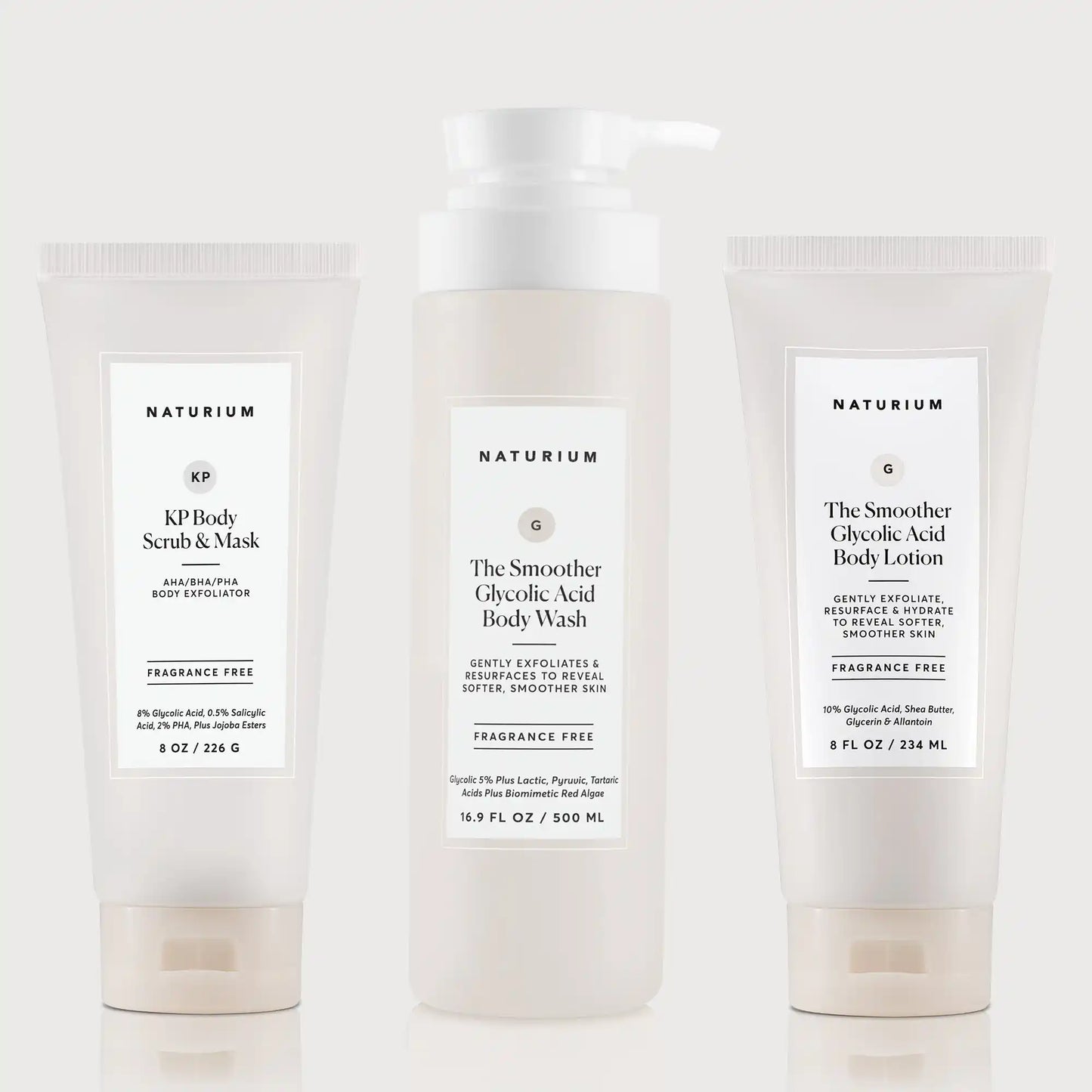 the-glycolic-acid-body-bundle-l1 NATR_KPScrub_SmootherBodyWash_SmootherLotion_Bundle_ecomm.webp